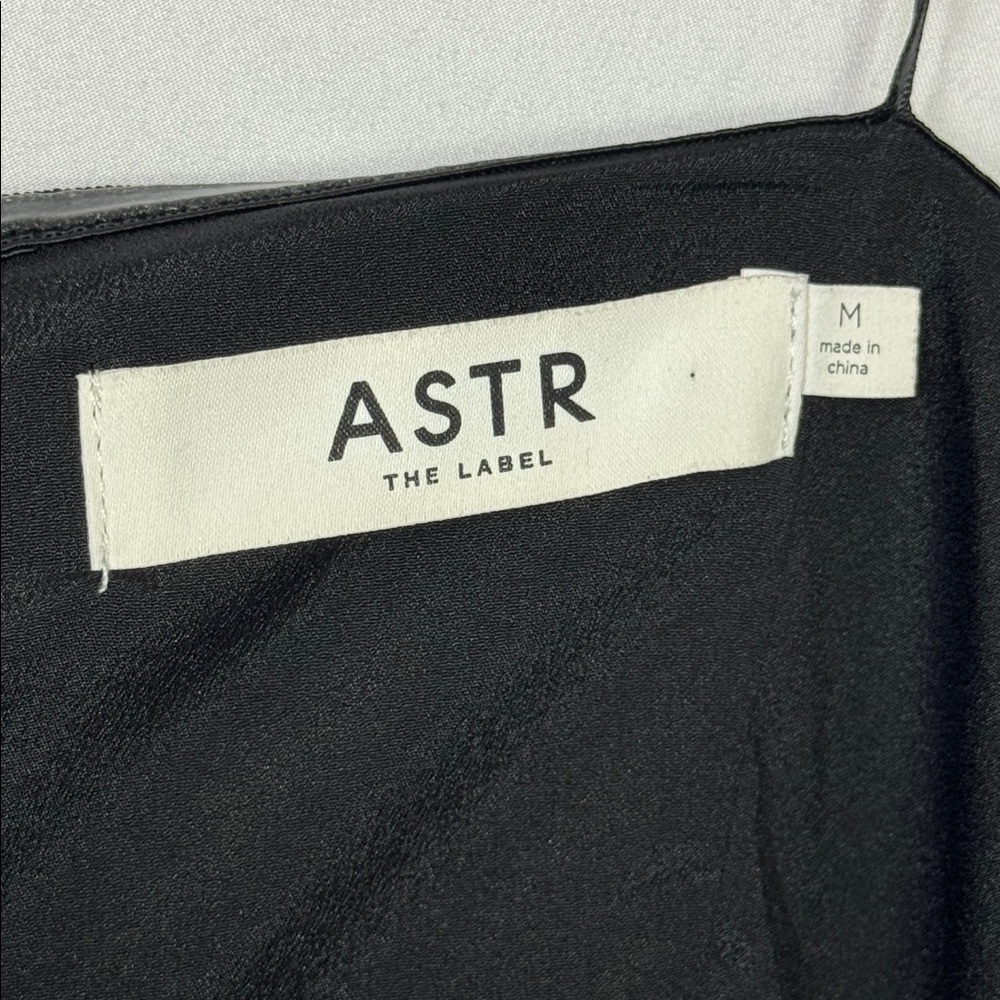 ASTR The Label Strapless Drop‎ Waist Mini Dress Size Medium Black NWOT - Picture 13 of 14